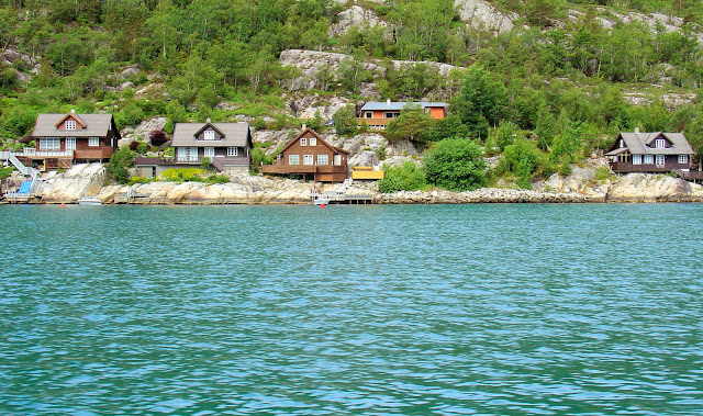 Some of the sights along the Lysefjord.