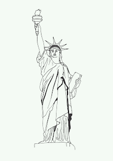 Statue Of Liberty Coloring Pages