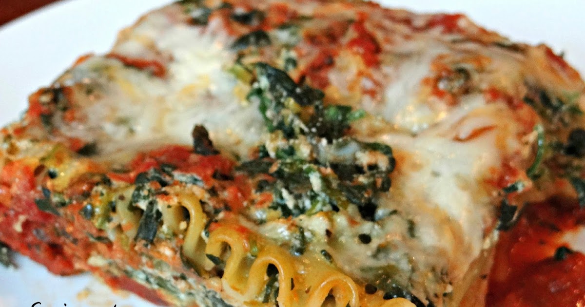 emjay's course: Spinach and Cheese Lasagna