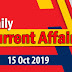 Kerala PSC Daily Malayalam Current Affairs 15 Oct 2019