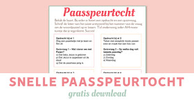 snelle paasspeurtocht