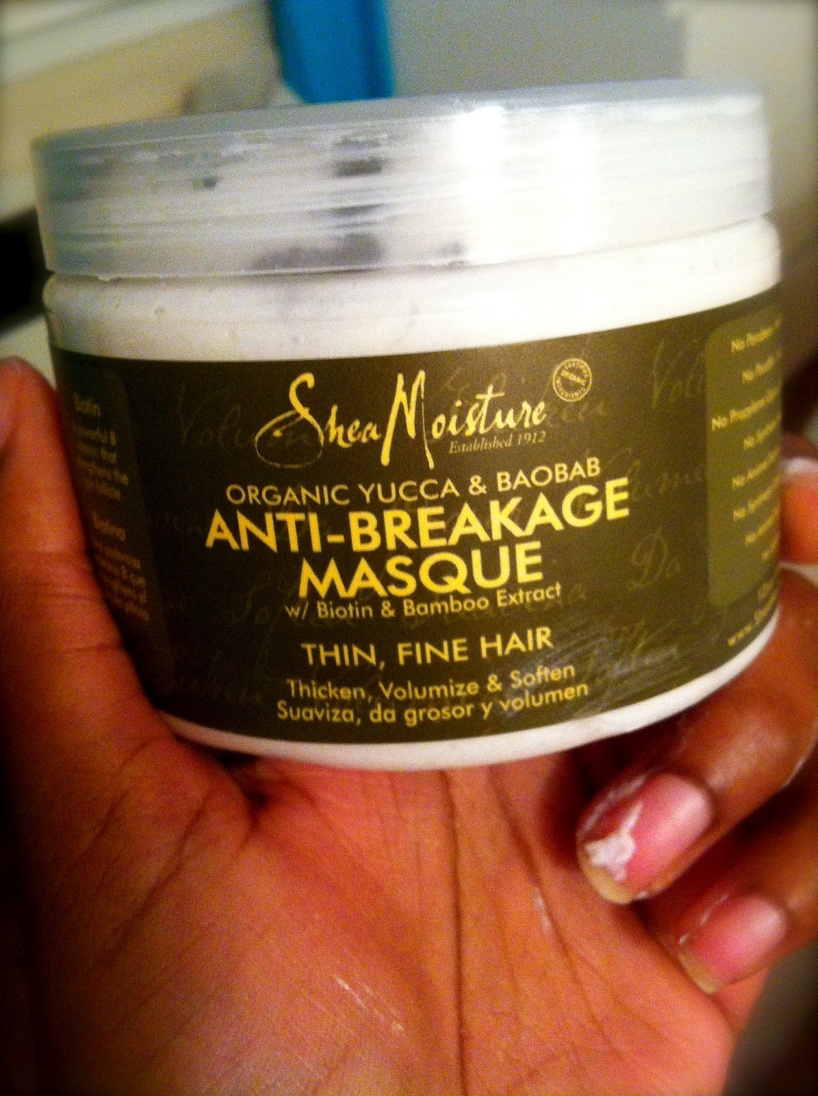 Product Review Shea Moisture Organic Anti Breakage Hair Masque