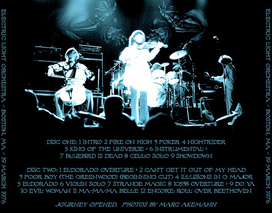 PLUMDUSTY'S PAGE Electric Light Orchestra 19760319 Orpheum Theatre