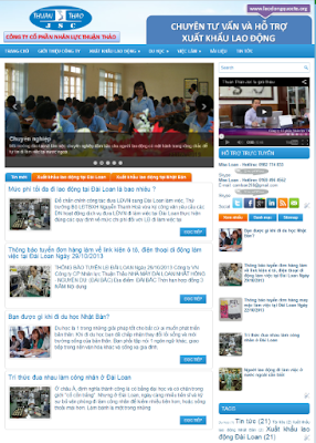 laodongquocte.org - Mẫu template tin tức đẹp 
