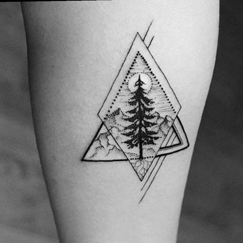 geometrik ağaç dövmesi geometric tree tattoo 2 geometrik ağaç dövmesi geometric tree tattoo 2