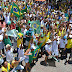 Manifestação contra o governo e corrupção reúne centenas de pessoas em Jacobina