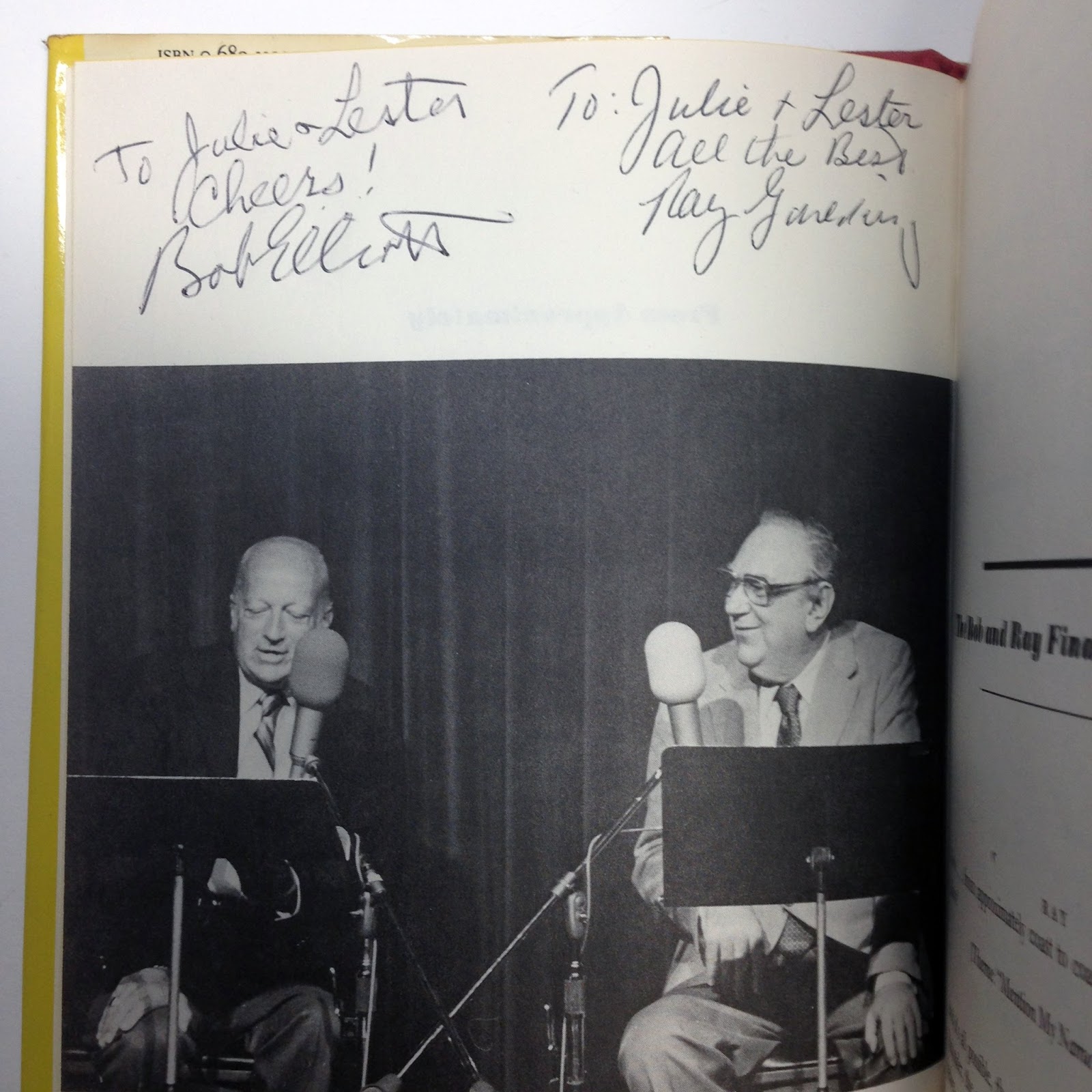 Attempted Bloggery The Bob and Ray Show Signed by Bob and Ray