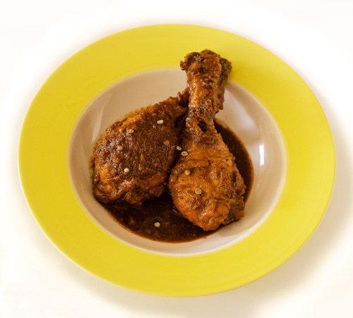 Nyonya Ayam Sioh/ Chicken in Coriander and Beanpaste Sauce