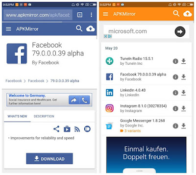 تثبيت ملف APK تثبيت ملف APK