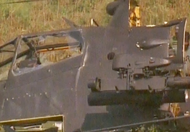 AH1F Cobra Gunship Helicopter Crash Site Images Pakistan Military Review