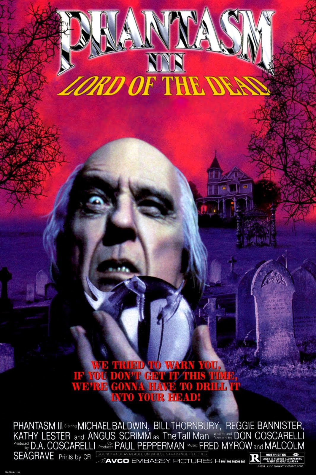 Phantasm III : Le seigneur de la mort (1993) Don Coscarelli - Phantasm III : Lord of the dead