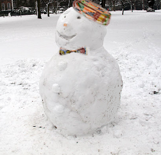 Frosty the snowman would happy in Africa.