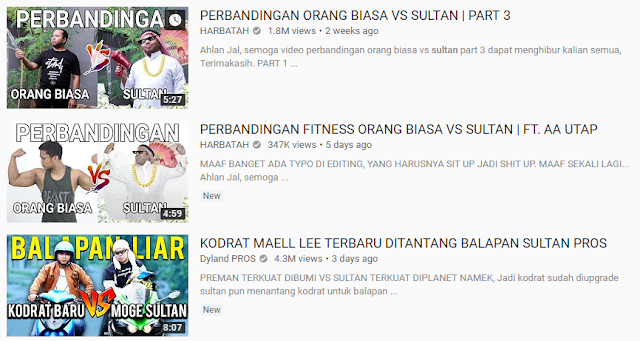 Memahami Sebutan Sultan di YouTube Memahami Sebutan Sultan di YouTube