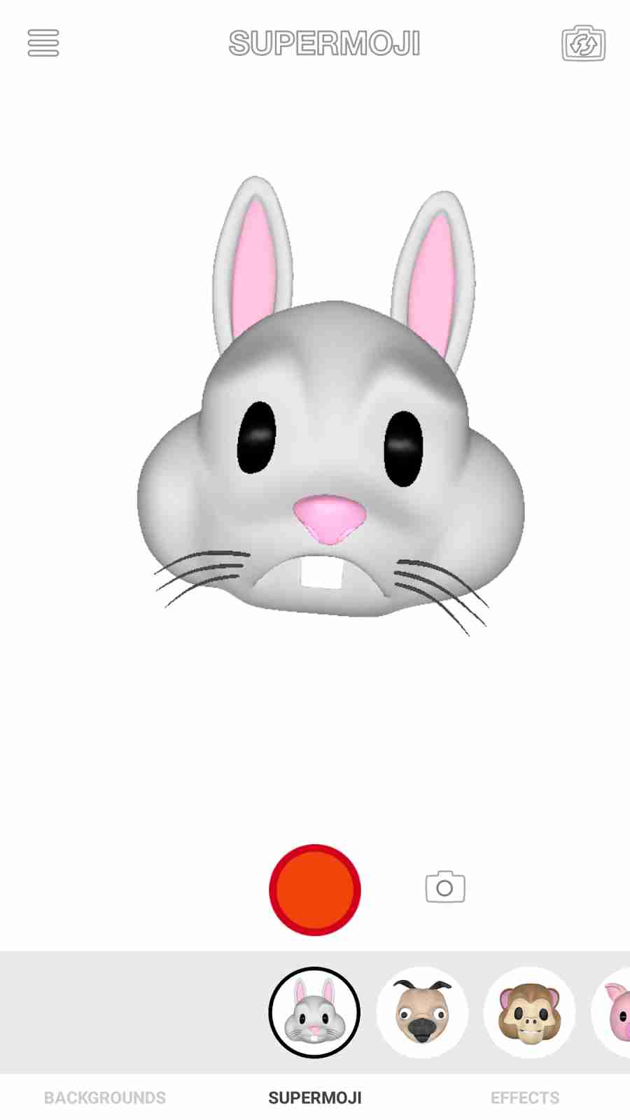 The Apple iPhone X Rabbit Animoji Emojis