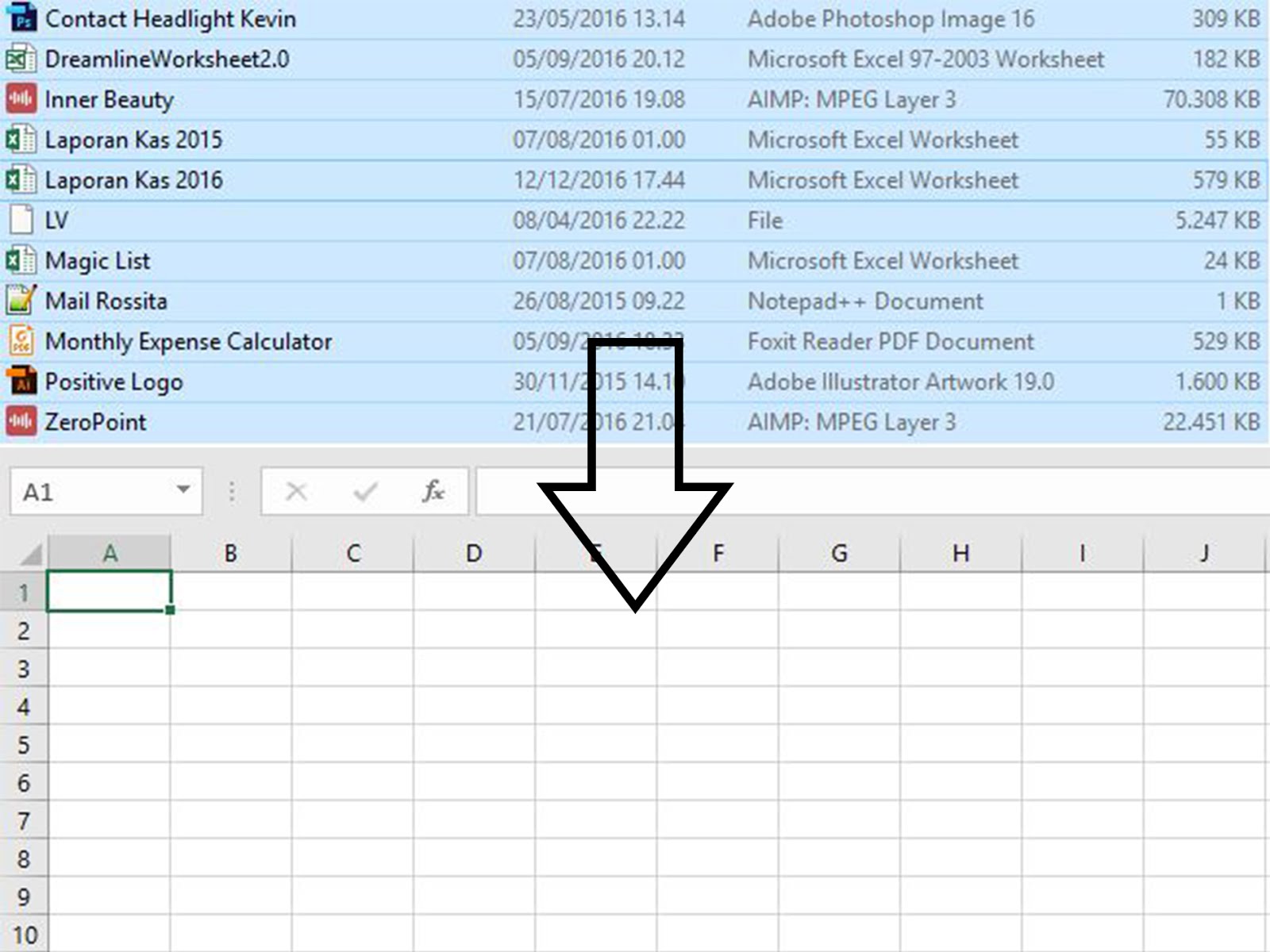 Cara Memindahkan File Pdf Ke Excel | Githek Blog's