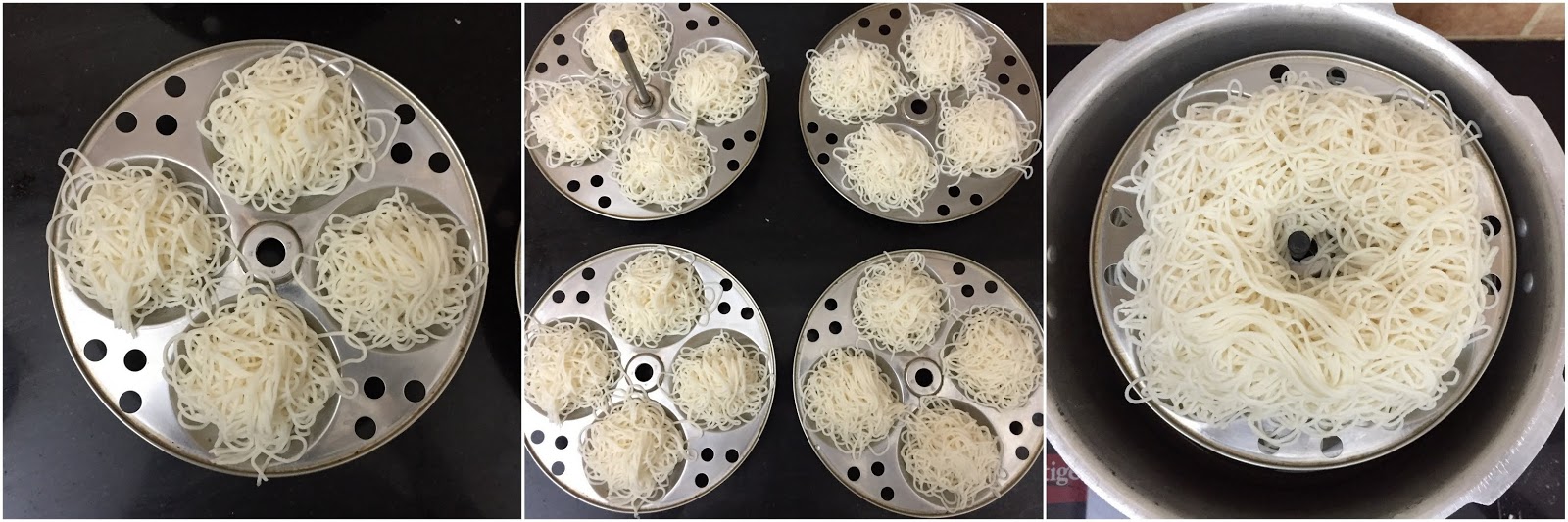 Indulge... Idiyappam Nool Puttu Sevai How to make Kerala