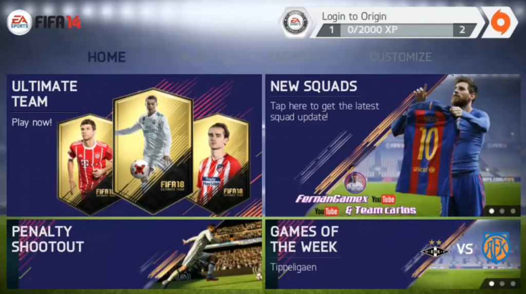 تحميل اسطورة كرة القدم فيفا 14 مود فيفا 18 بالاطقم الجديدة واخر الانتقالات الشتوية (FIFA Mod 18 FIFA 14) تحميل اسطورة كرة القدم فيفا 14 مود فيفا 18 بالاطقم الجديدة واخر الانتقالات الشتوية (FIFA Mod 18 FIFA 14)