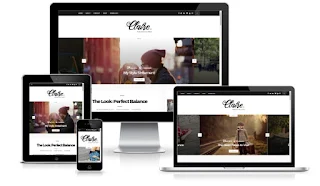 Claire minimal blogger template for women's blogs