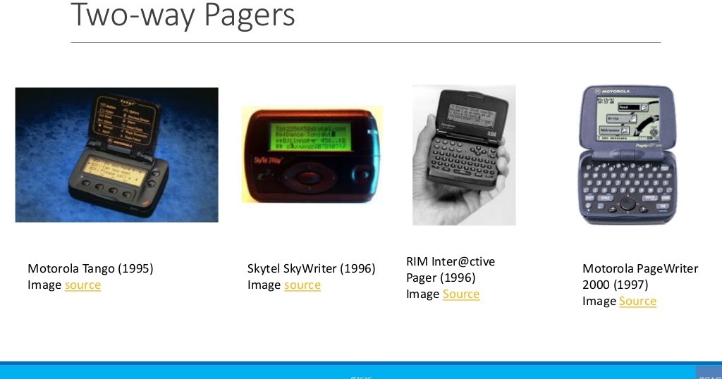 The 3G4G Blog A Primer on Pagers