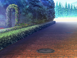 anime landscape background outdoor park