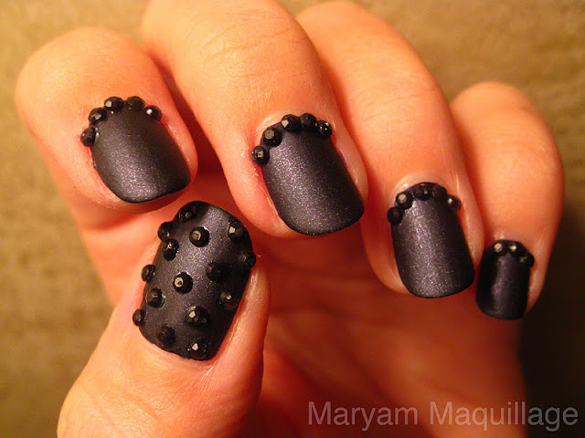 Maryam Maquillage: Black Caviar Nails