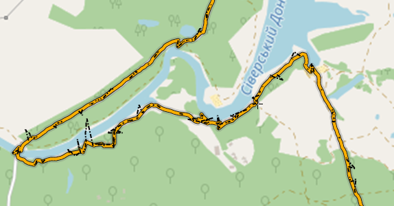 Внешний вид отфильтрованного трека