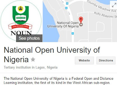National Open University of Nigeria Admission at National Open University of Nigeria