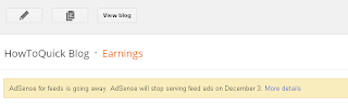 AdSense for feeds is going away