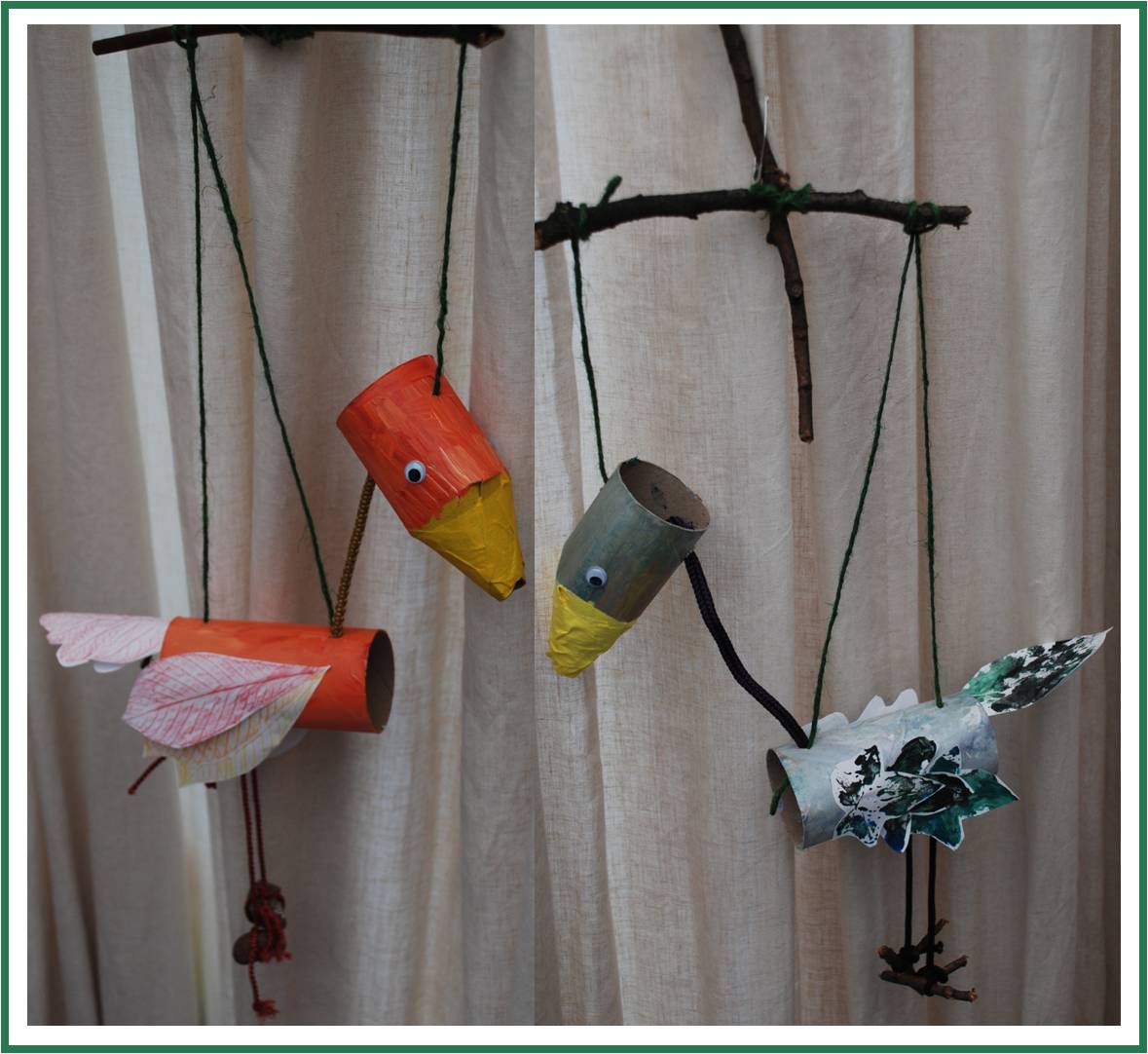 Wandering Wednesday {Toilet Paper Roll Birds}