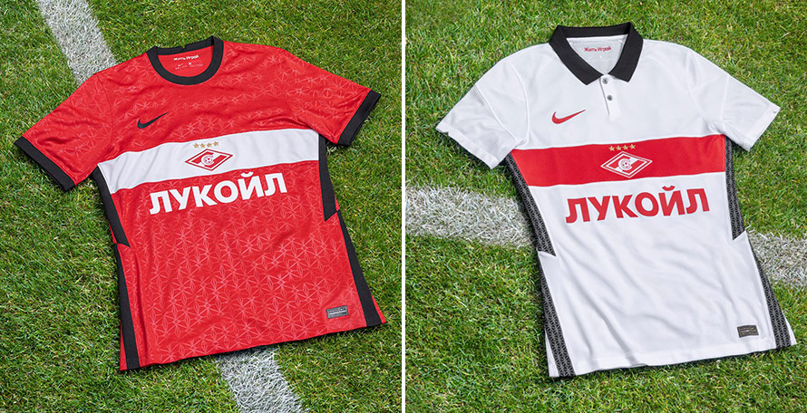 Spartak Moscow 20 21 Home Away Kits Released Footy Headlines