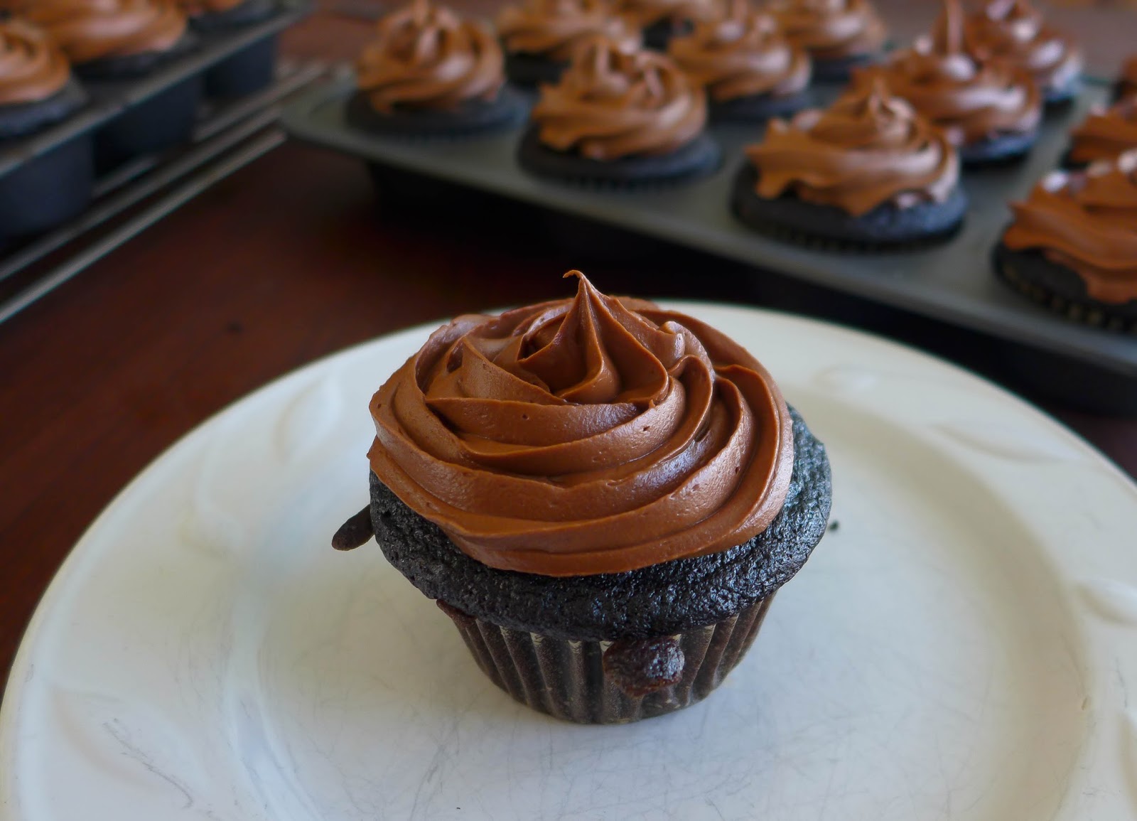Dimples & Delights Ultimate Chocolate Ganache Cupcakes