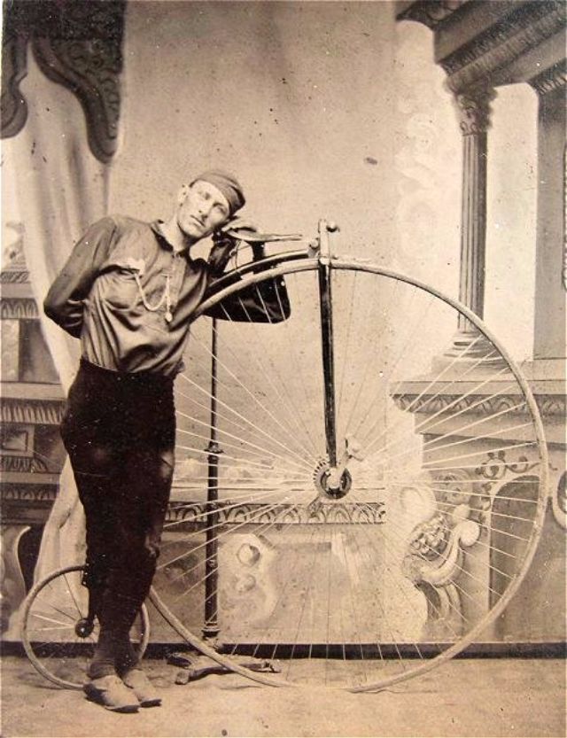 Penny Farthing  Cycling Through Time in Captivating Vintage Photographs - 98