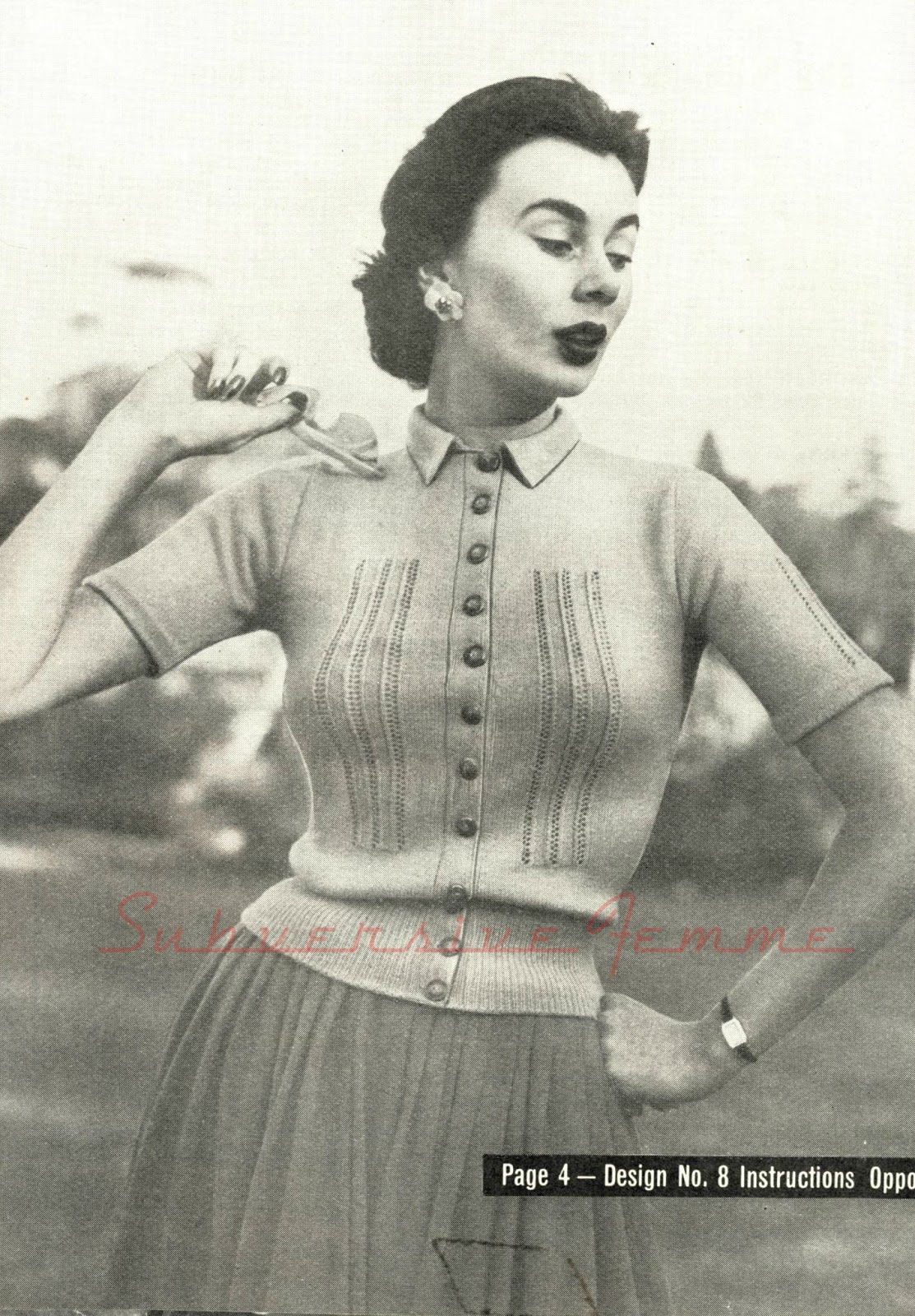 The Vintage Pattern Files: 1950s Knitting - A Lace ...