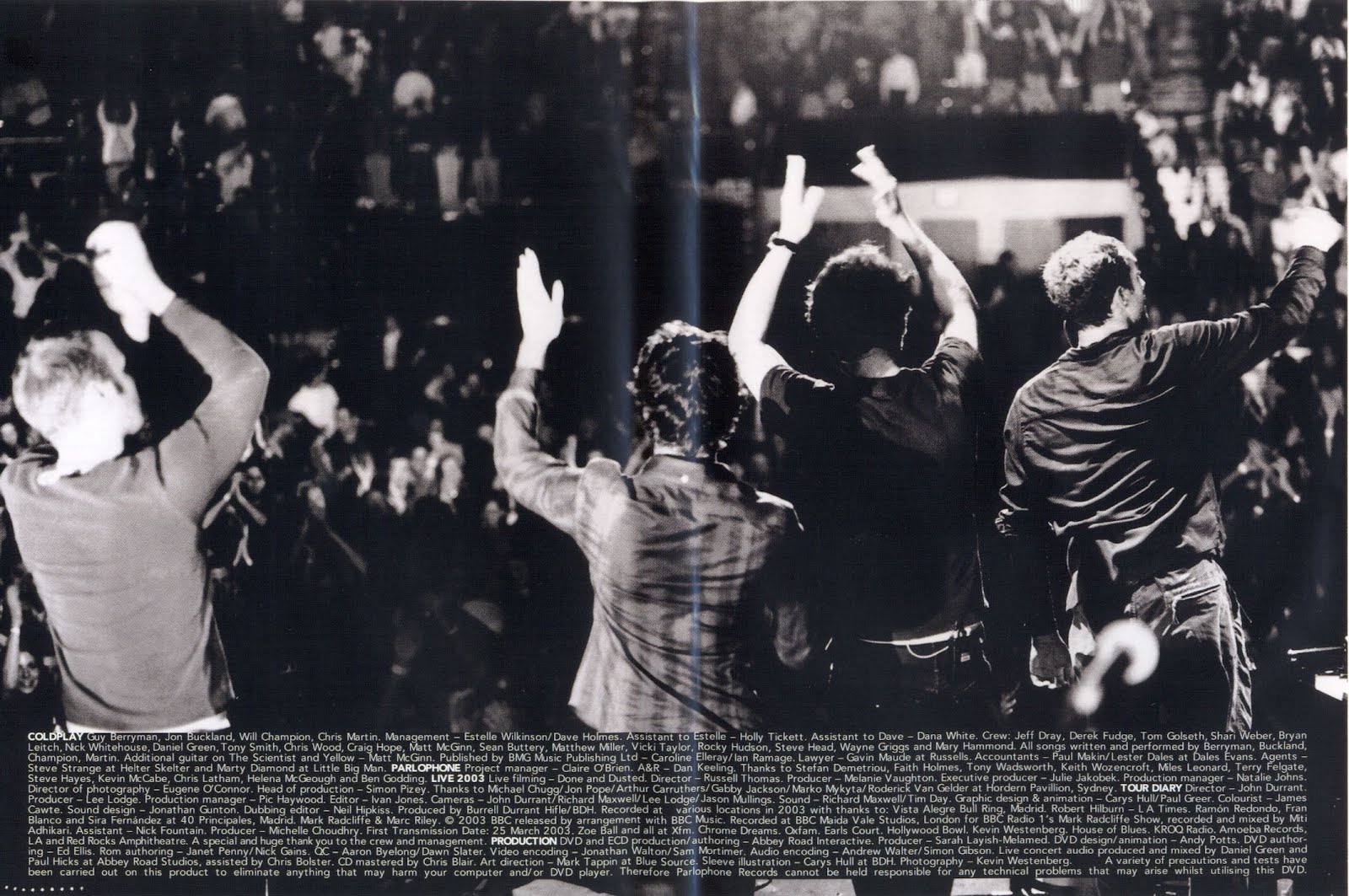Coldplay live 2003 lobal capas