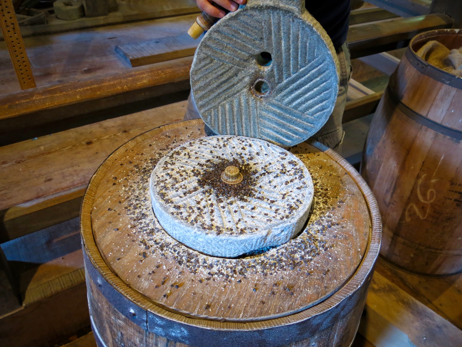 Lucent Moments Grinding Grain at a Grist Mill