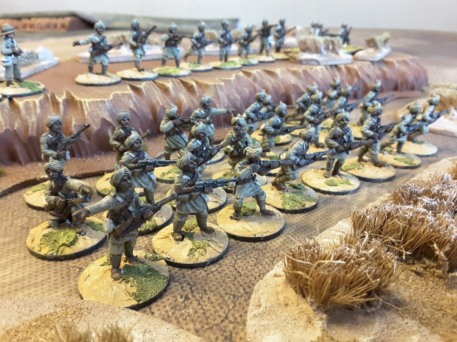 pulp. 28MM British marine light infantry officer,Colonial back of beyond