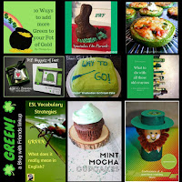 Blog With Friends, monthly projects based on a theme. This month's theme is Green. | Collage by Lydia of Cluttered Genius | Presented on www.BakingInATornado.com | #recipe #DIY #tutorial