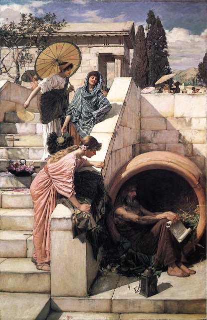 Diogenes by John William Waterhouse (1882)