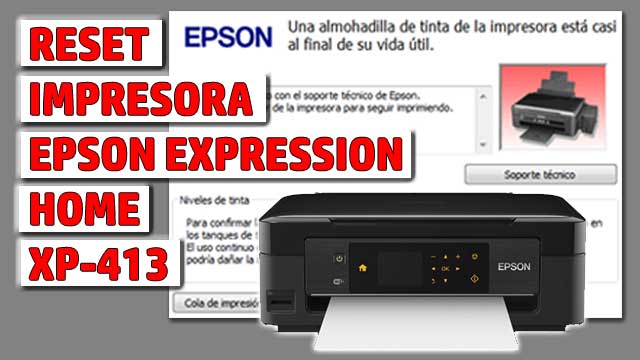 Reset impresora EPSON Expression Home XP-413