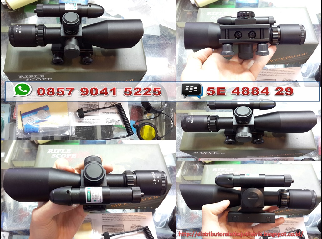 Telescope / Teleskop Senapan 2.510x40, Tele Senapan Angin