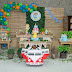 Decoração do tema Surf para festa de 1 ano