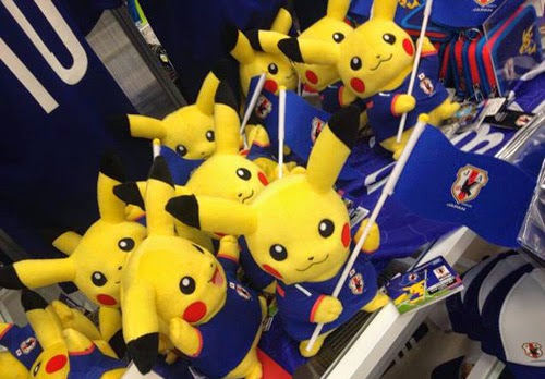 Japão escolhe Pokémons como mascotes da seleção na Copa