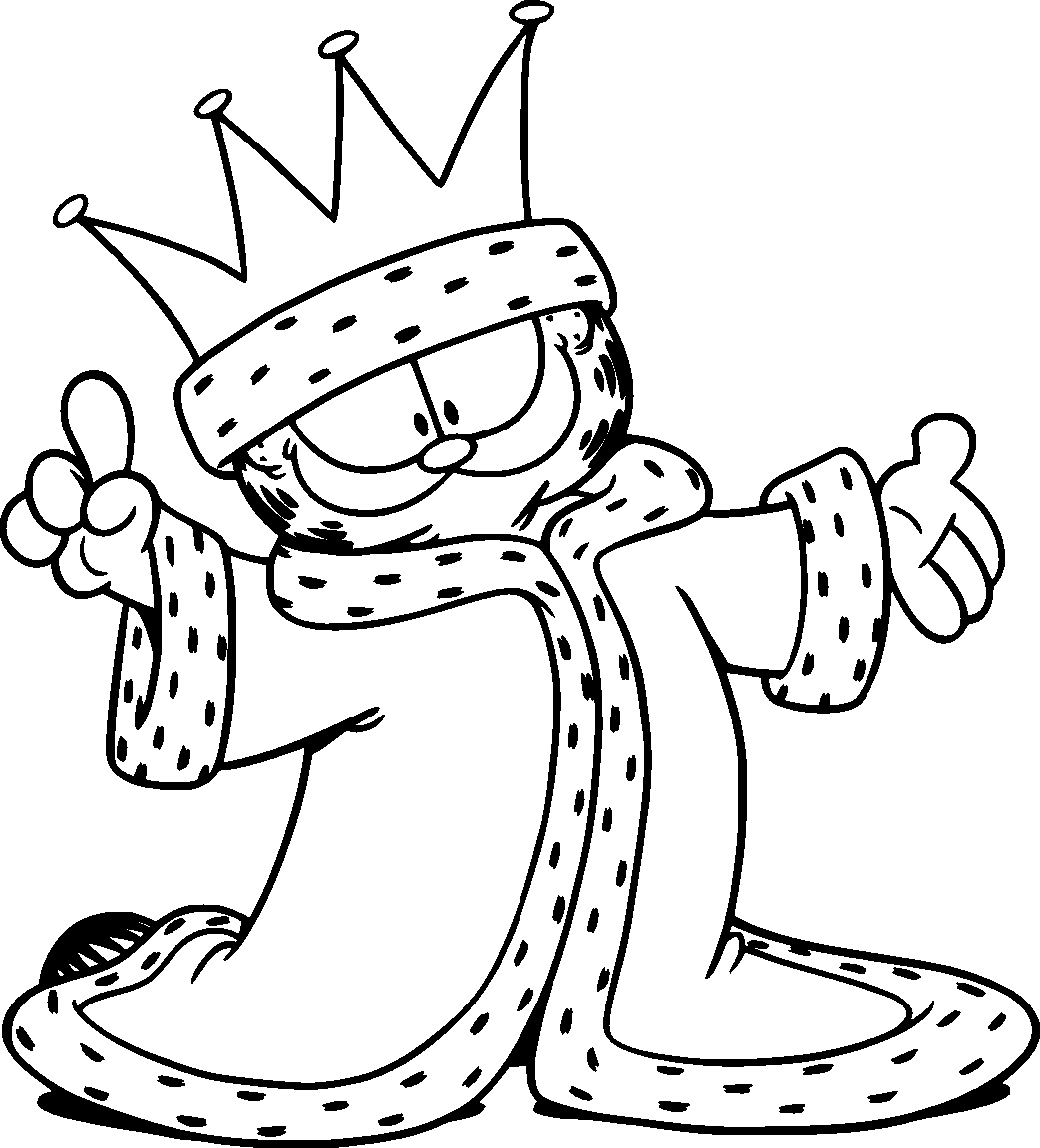 garfield coloring pages online - photo #32