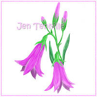 Digital Art - Transparent Background Flower Digital Art by Jen Tennille Illustration and Design.
