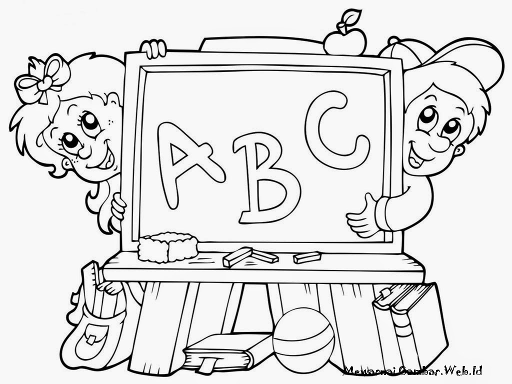 Mewarnai Kartun Anak Sekolah | Foto Bugil Bokep 2017