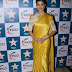 Jacqueline Fernandez Stills In Yellow Saree At FICCI FRAMES 2017