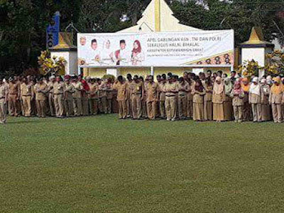 Jalin Silaturahmi, TNI, Polri dan ASN Kotawaringin Barat Gelar Halal Bihalal Jalin Silaturahmi, TNI, Polri dan ASN Kotawaringin Barat Gelar Halal Bihalal
