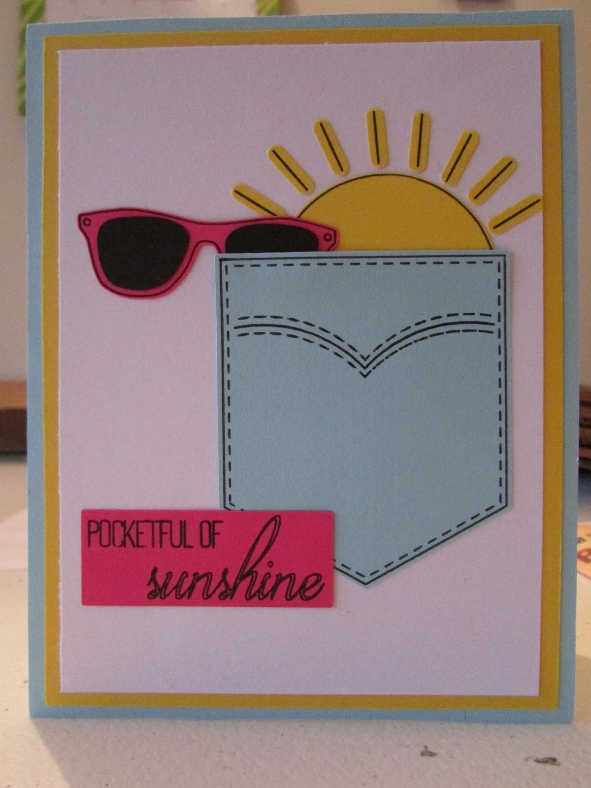 Hazel's Crafts Pocketful of Sunshine Card