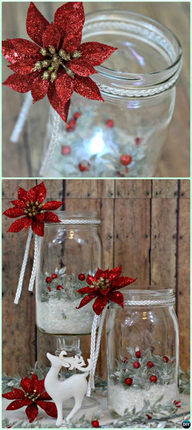 12 DIY Christmas Mason Jar Lighting Craft Ideas | Do it yourself ideas