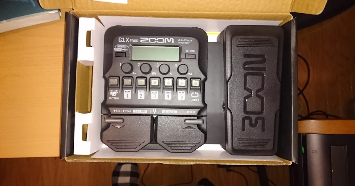 ZOOM G1 Four Xレビュー使い方とアンプエフェクト一覧